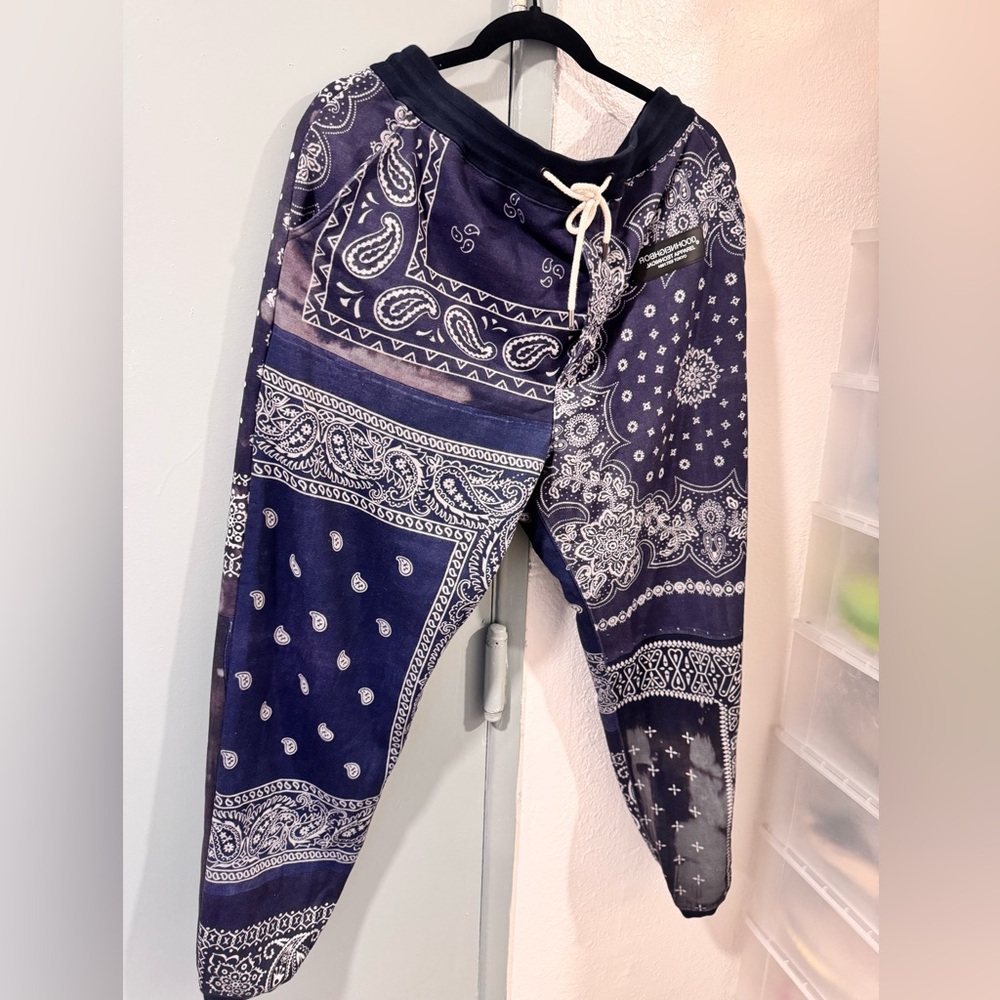 Neighborhood Bandana Paisley Jogger - size L